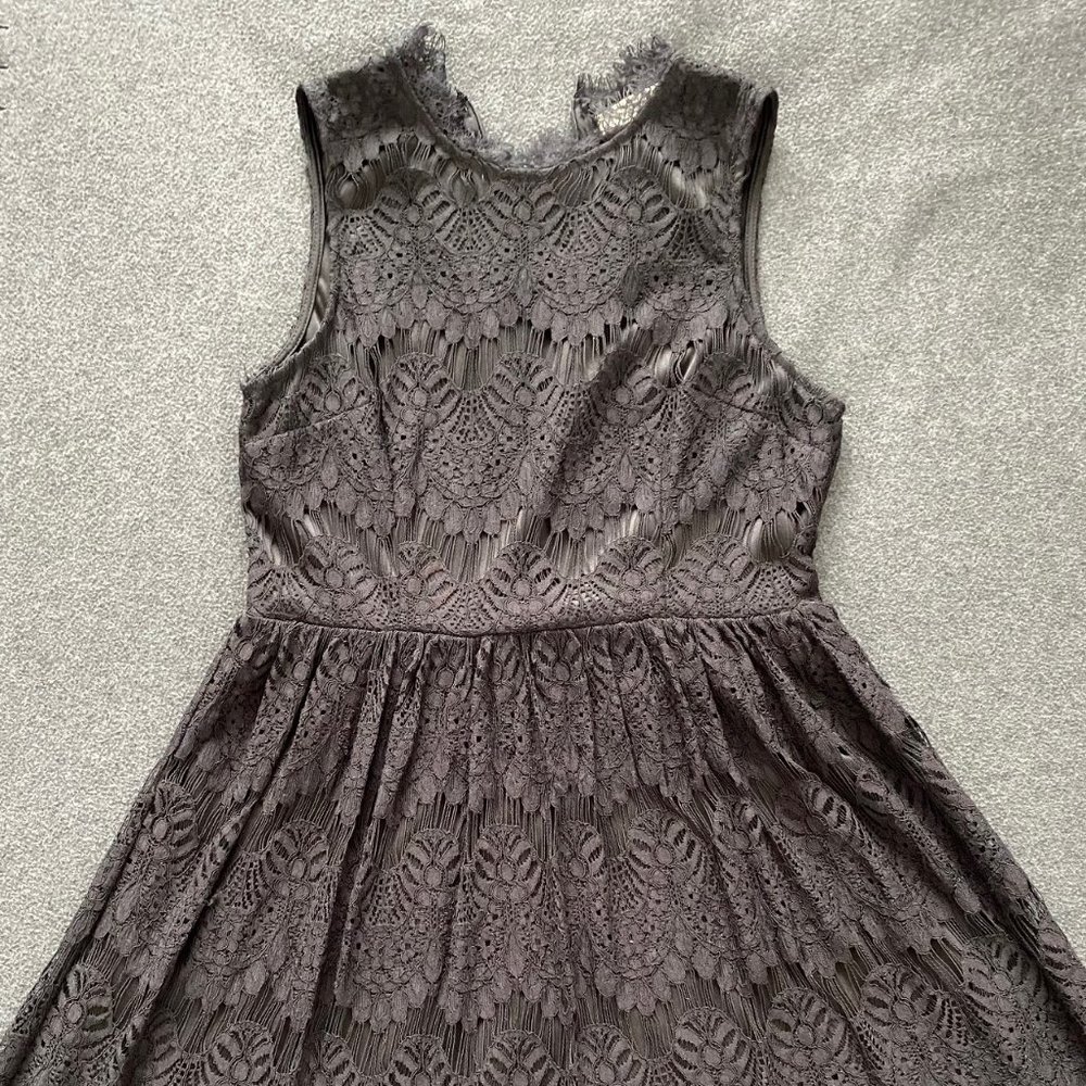 Black Mini Lace Dress